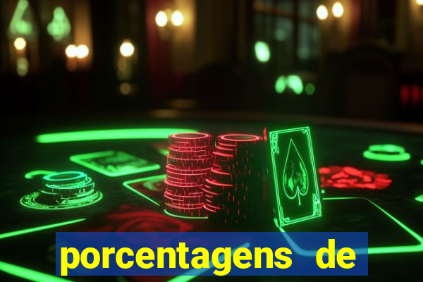 porcentagens de jogos pagantes